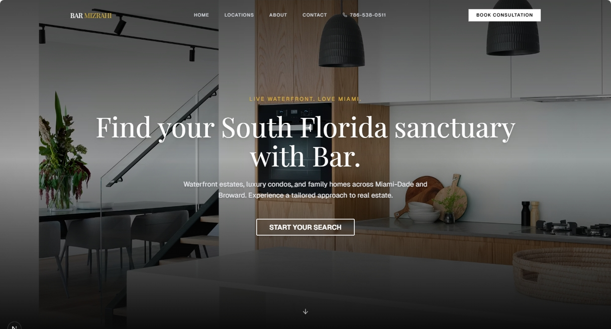 Bar Mizrahi Website